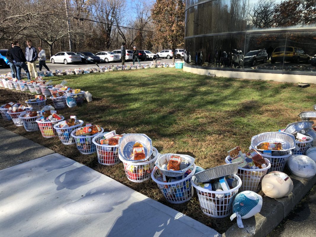 Hudson Valley Basket Brigade Baskets getting ready for delivery